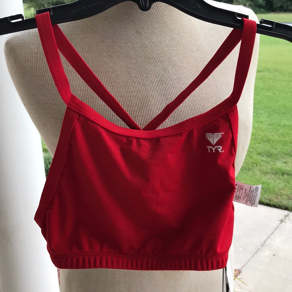 Red sports bra NWT (new with tags)